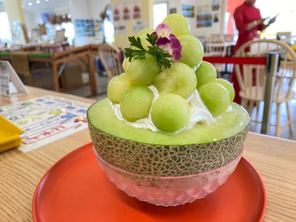8月17日から8月20日までの間限定「メロンパフェ」が登場 | 観光農園 花 